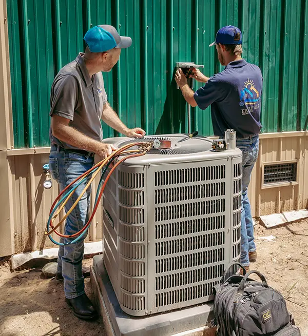 Our technicians are factory trained and highly qualified for your new system install.