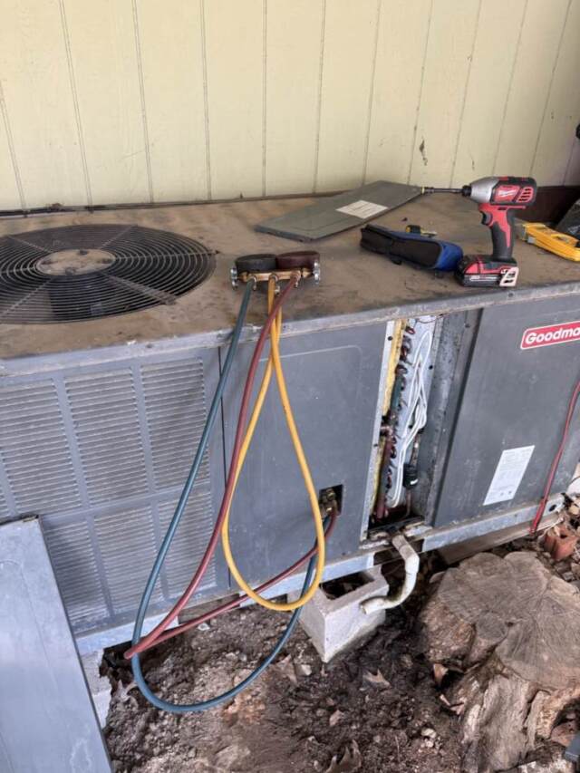 Complete package unit with condenser and evaporator coil all in one