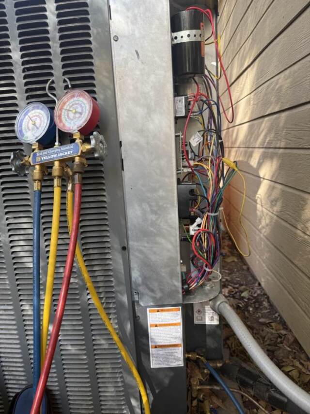 Testing the outdoor heat pump and getting it ready for winter