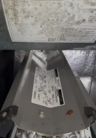 This is after it was removed and cleaned.