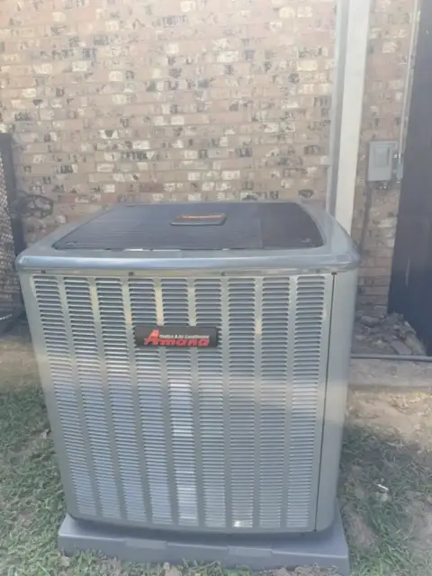 new outdoor heat pump