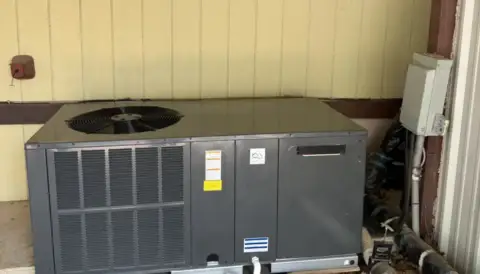 New package unit installed